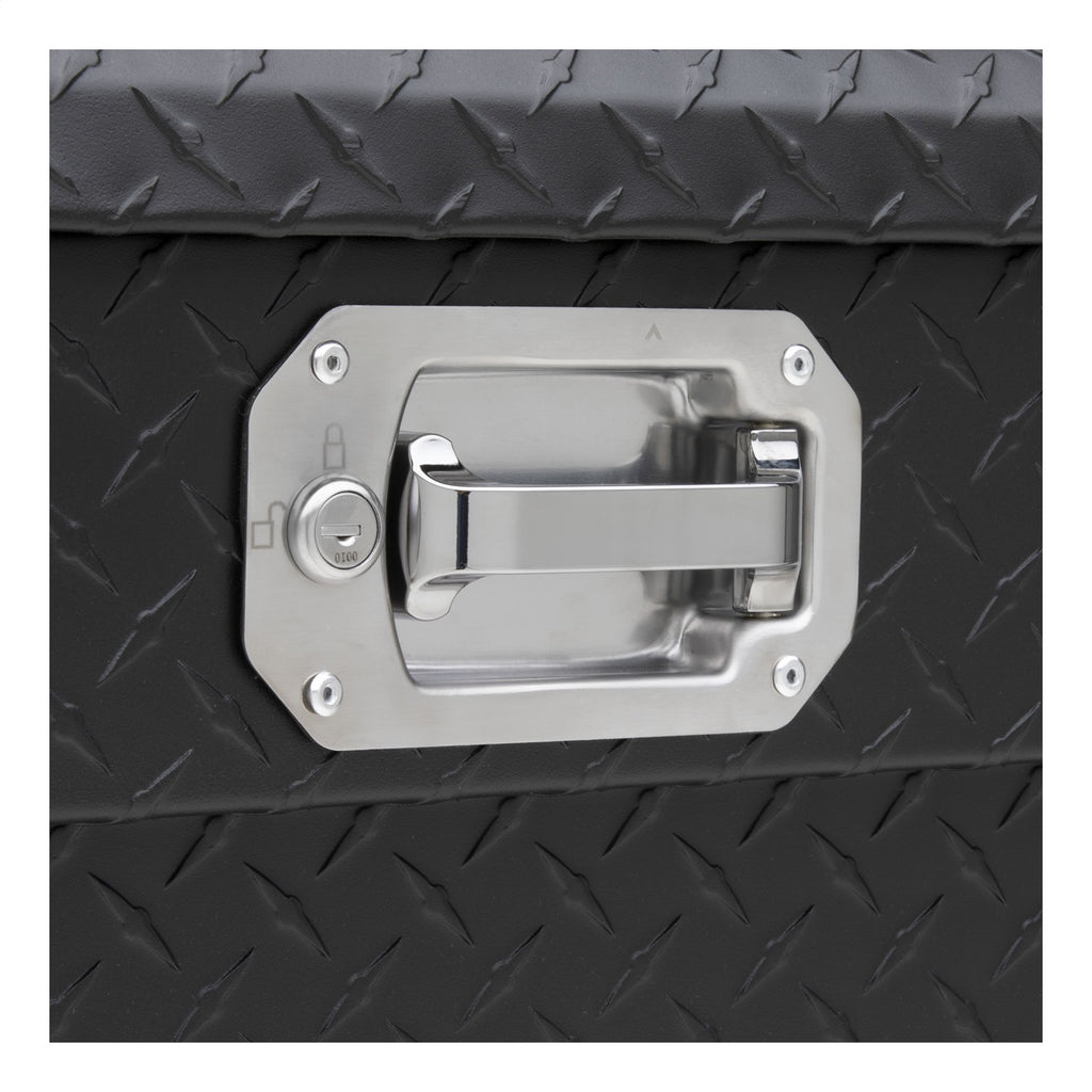 UWS TBS-72-LP-PH-MB Dodge; Ford; Ram Truck Tool Box for Select Dodge Ram 1500, Dodge Ram 2500, Dodge Ram 3500, Ford F-250 Super Duty, Ford F-350 Super Duty, Ford F-450 Super Duty, Ram 1500, Ram Classic, Ram 2500, Ram