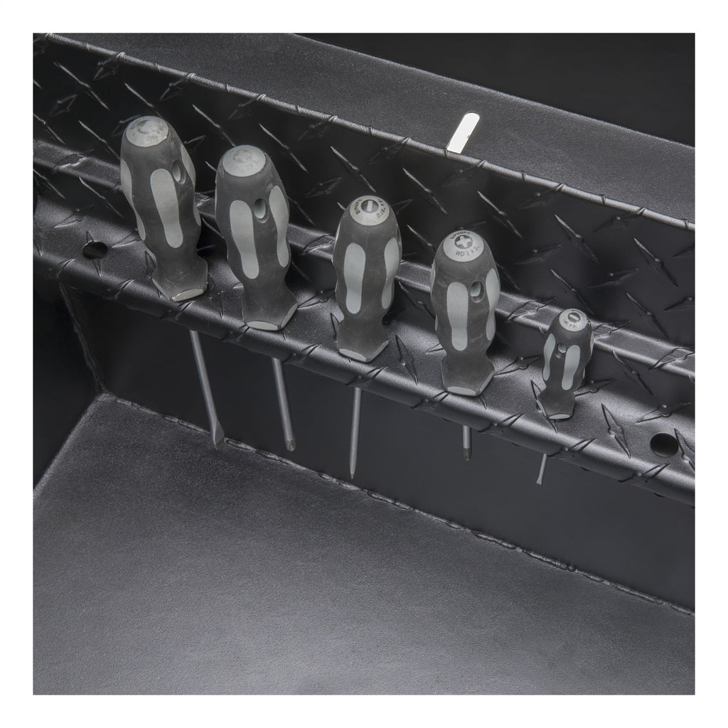 UWS TBSD-69-A-MB Chevrolet; Dodge; Ford; GMC... Truck Tool Box for Select Chevrolet Silverado 1500, Dodge Ram 1500, Ford F-150, GMC Sierra 1500, Ram 1500, Toyota Tundra