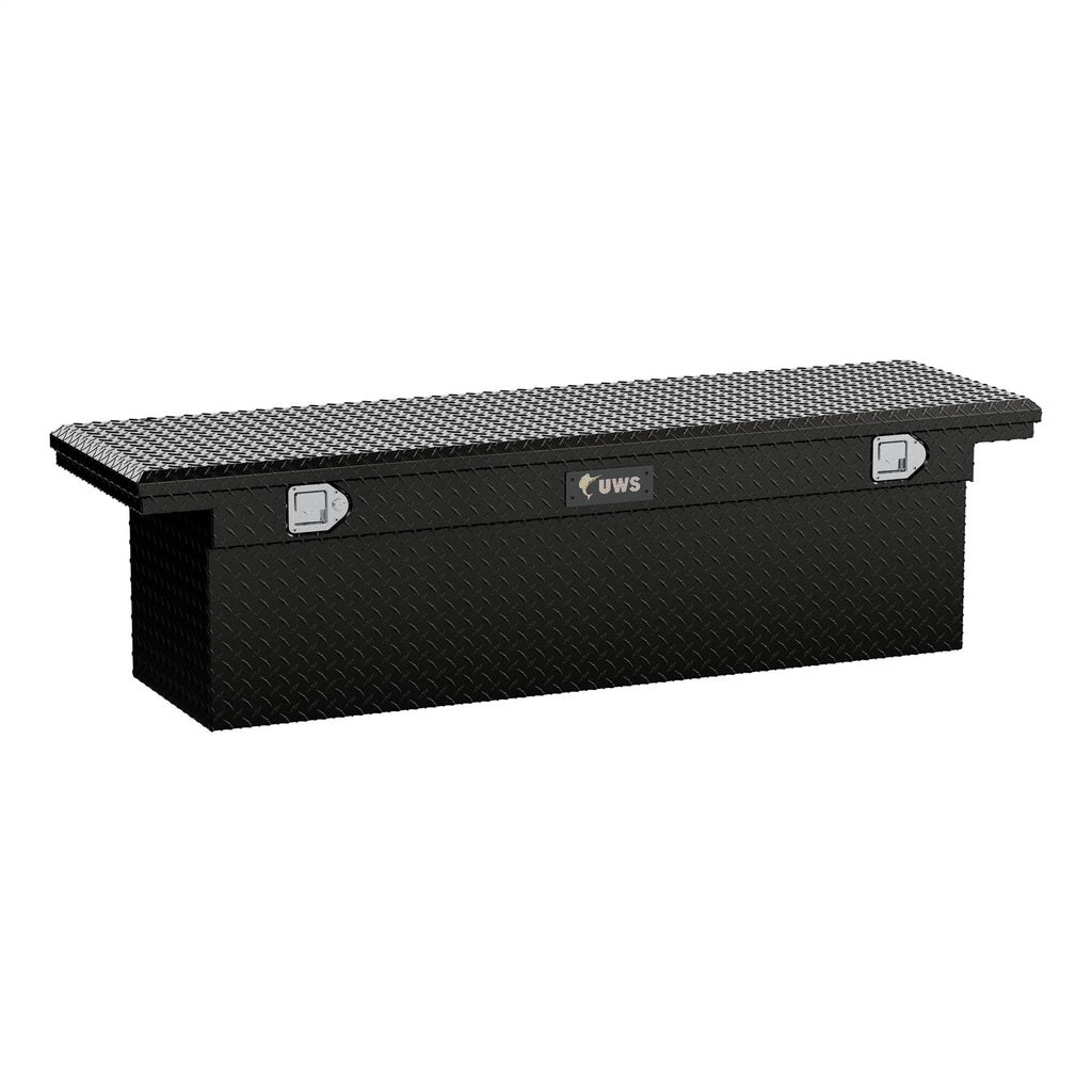 UWS TBSD-69-LP-BLK Chevrolet; Dodge; Ford; GMC... Truck Tool Box for Select Chevrolet Silverado 1500, Chevrolet Silverado Classic, Chevrolet Silverado 2500, Chevrolet Silverado HD, Chevrolet Silverado HD Classic, Chevrolet Silverado 3500, Chevrolet