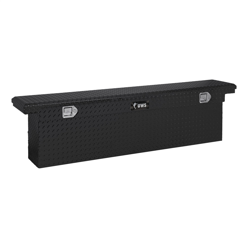 UWS TBSD-69-SL-LP-B Chevrolet; Dodge; Ford; GMC... Truck Tool Box for Select Chevrolet Silverado 1500, Chevrolet Silverado Classic, Chevrolet Silverado LD, Chevrolet Silverado 2500, Chevrolet Silverado HD, Chevrolet Silverado HD Classic, Chevrolet