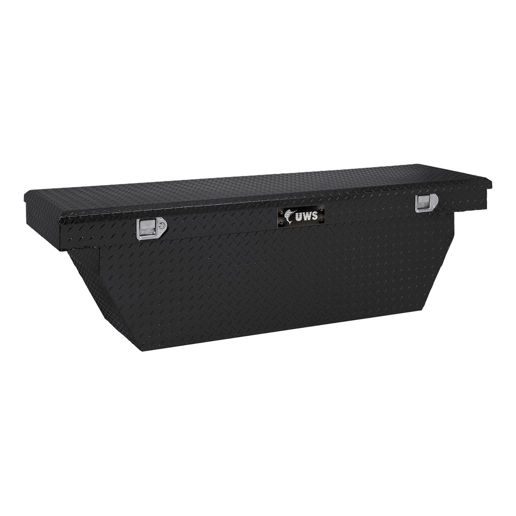 UWS TBSD-72-A-BLK Dodge; Ford; Ram Truck Tool Box for Select Dodge Ram 1500, Dodge Ram 2500, Dodge Ram 3500, Ford F-250 Super Duty, Ford F-350 Super Duty, Ford F-450 Super Duty, Ram 1500, Ram Classic, Ram 2500, Ram