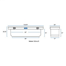 Load image into Gallery viewer, UWS TBSD-72-A Dodge; Ford; Ram Truck Tool Box for Select Dodge Ram 1500, Dodge Ram 2500, Dodge Ram 3500, Ford F-250 Super Duty, Ford F-350 Super Duty, Ford F-450 Super Duty, Ram 1500, Ram Classic, Ram 2500, Ram