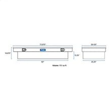 Load image into Gallery viewer, UWS TBSD-72-LBTA Dodge; Ford; Ram Truck Tool Box for Select Dodge Ram 1500, Dodge Ram 2500, Dodge Ram 3500, Ford F-250 Super Duty, Ford F-350 Super Duty, Ford F-450 Super Duty, Ram 1500, Ram Classic, Ram 2500, Ram