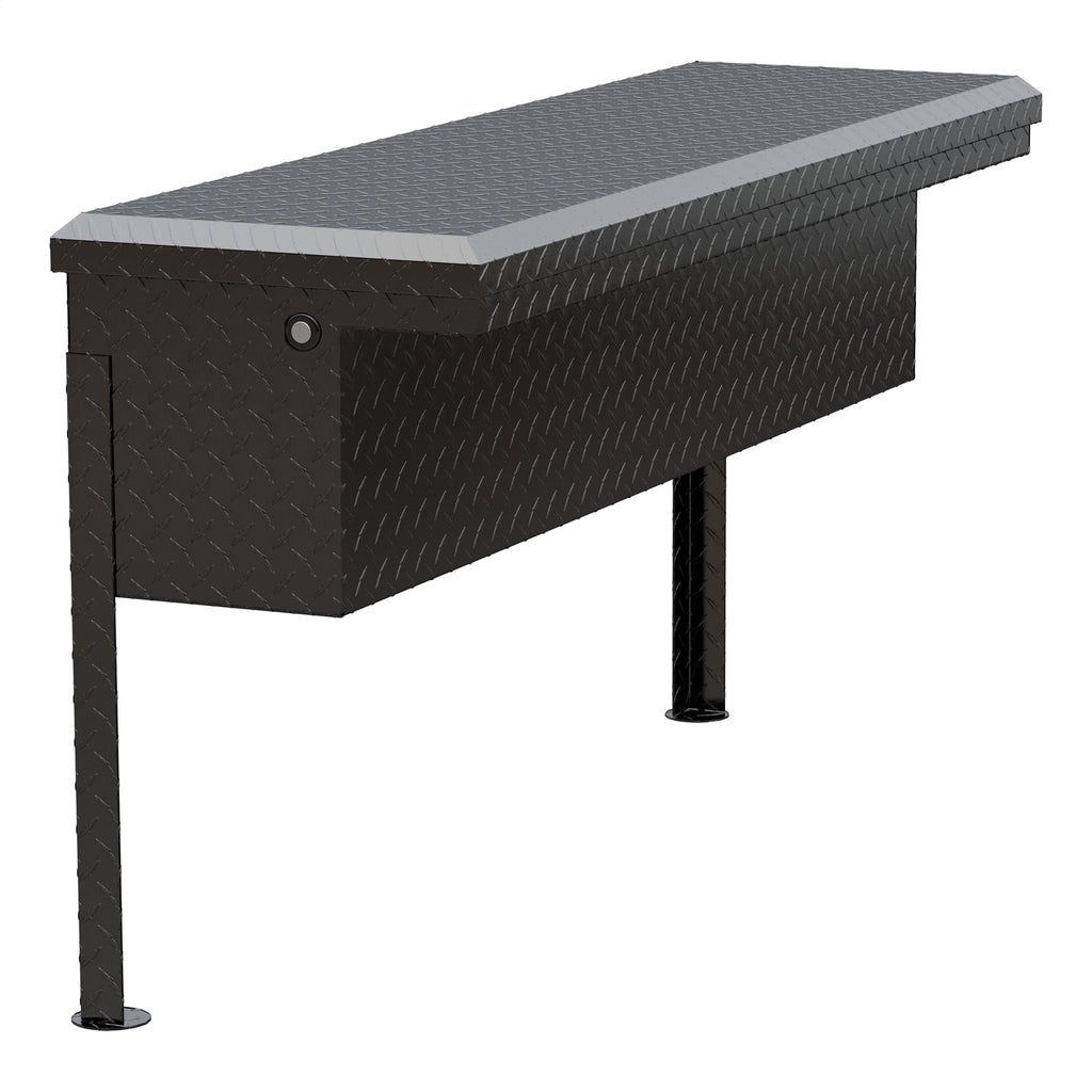 UWS TBSM-48-LP-BLK Truck Bed Side Rail Tool Box