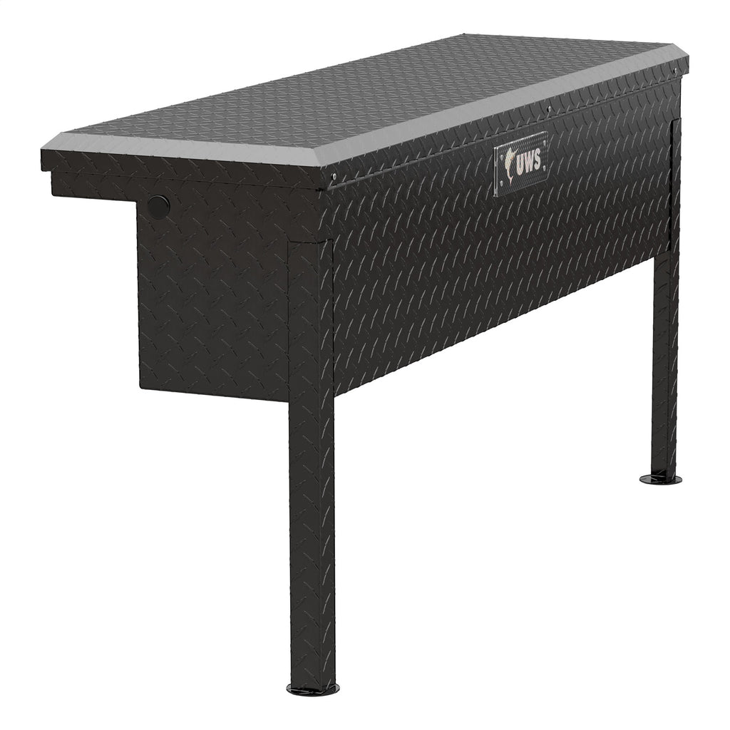 UWS TBSM-48-LP-BLK Truck Bed Side Rail Tool Box