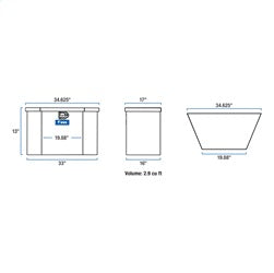 UWS TBV-34-LP Trailer Tool Box