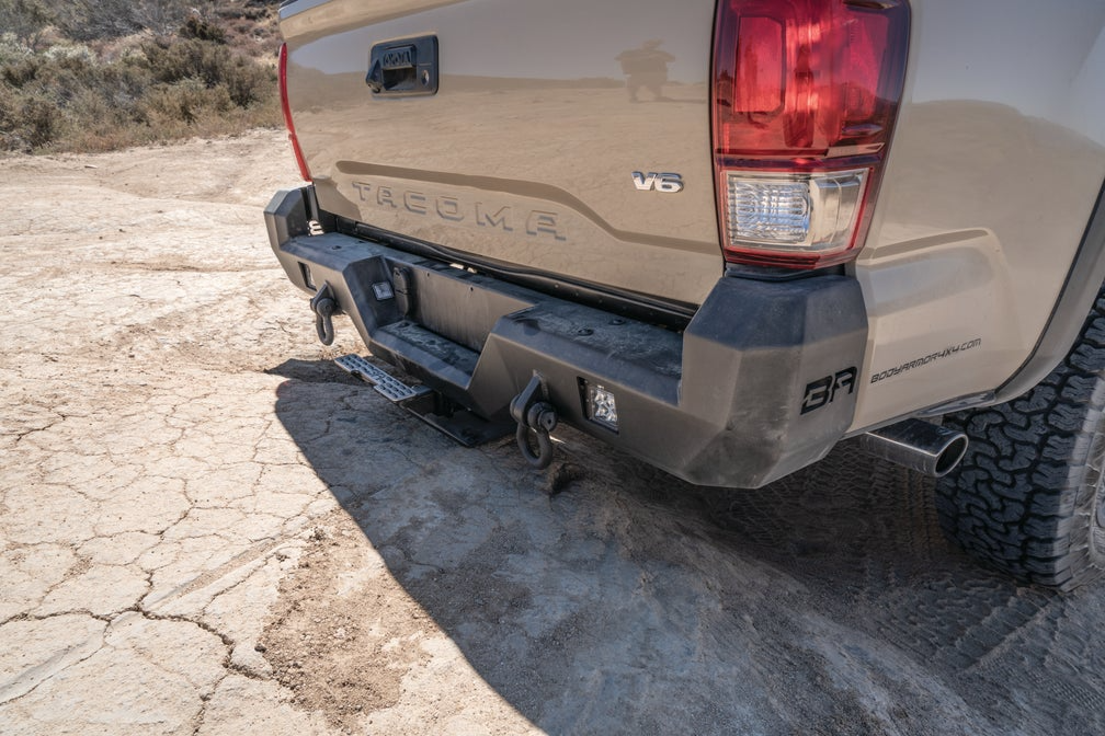 Body Armor 4x4 TC-2963 Pro Series Rear Bumper, Black, Tacoma for Select Toyota Tacoma
