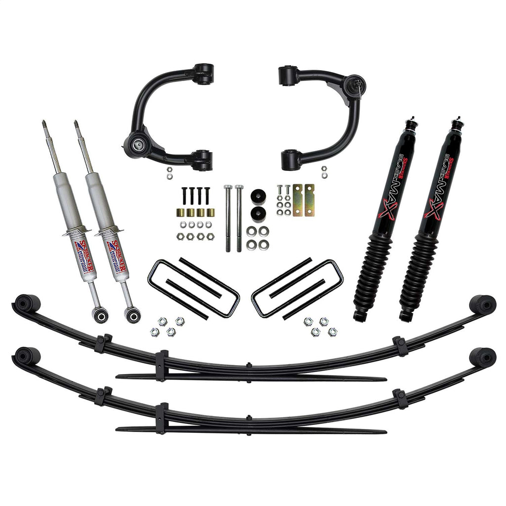 Skyjacker TC536STUBKS 3 In. Performance Strut Lift System With Rear Black MAX 8500 Shocks. for Select Toyota Tacoma