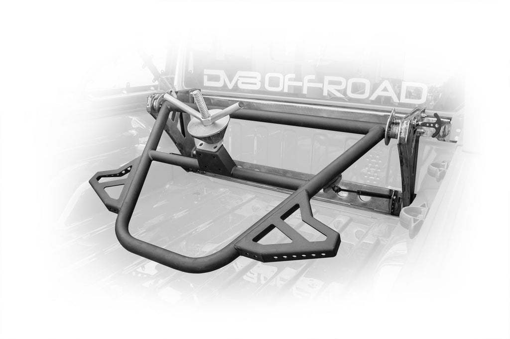 DV8 Offroad TCGL-01 Adjustable Tire Carrier for Select Jeep Gladiator