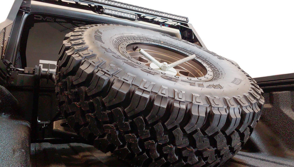 DV8 Offroad TCGL-01 Adjustable Tire Carrier for Select Jeep Gladiator