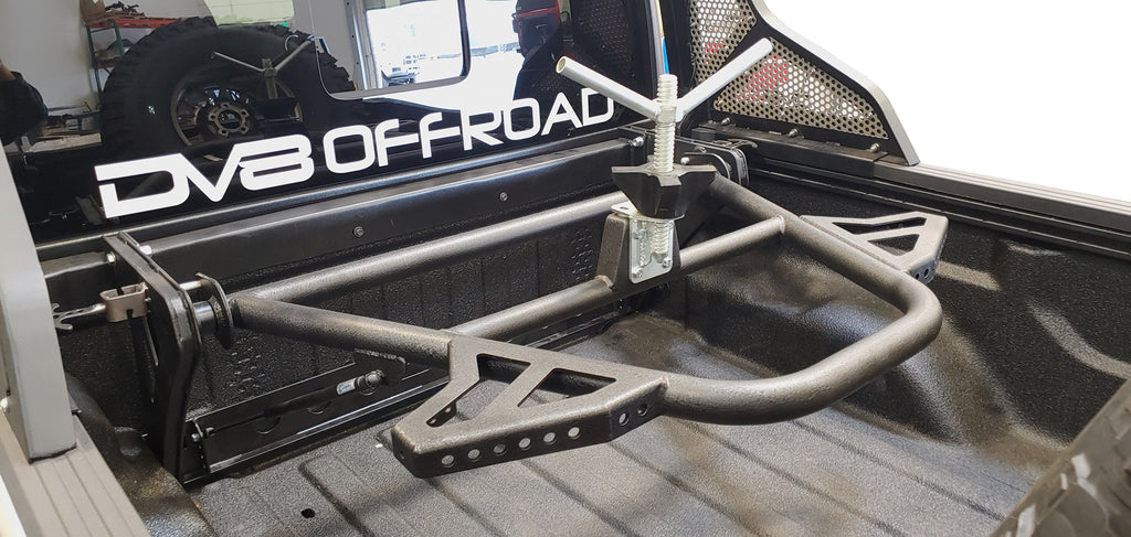 DV8 Offroad TCGL-01 Adjustable Tire Carrier for Select Jeep Gladiator