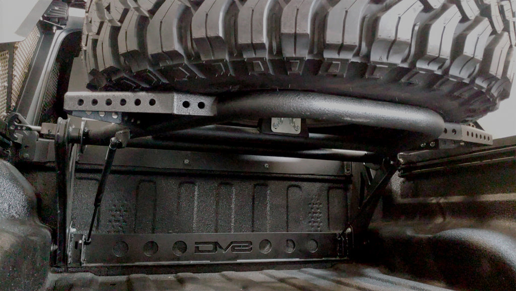DV8 Offroad TCGL-01 Adjustable Tire Carrier for Select Jeep Gladiator