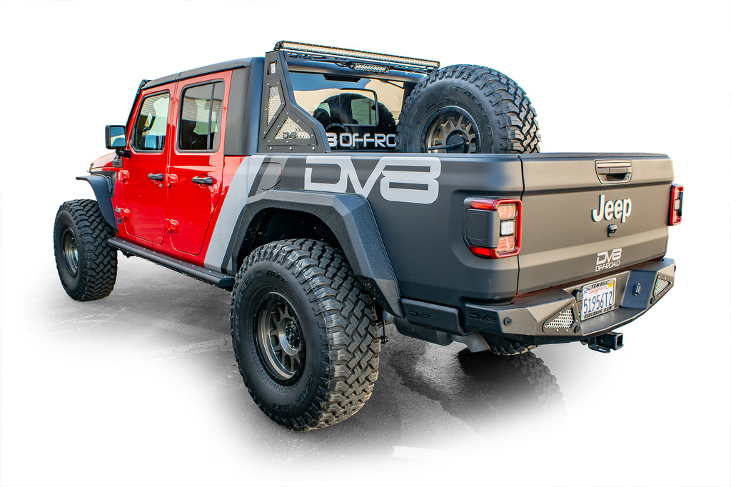 DV8 Offroad TCGL-02 Stand Up Spare Tire Mount for Select Jeep Gladiator