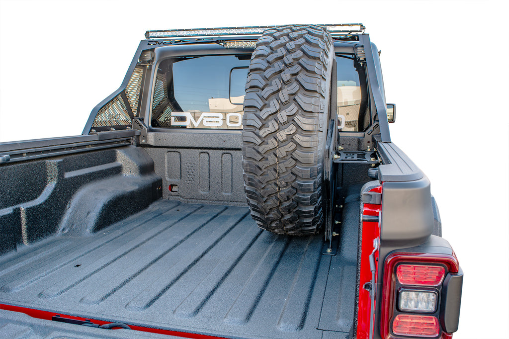 DV8 Offroad TCGL-02 Stand Up Spare Tire Mount for Select Jeep Gladiator