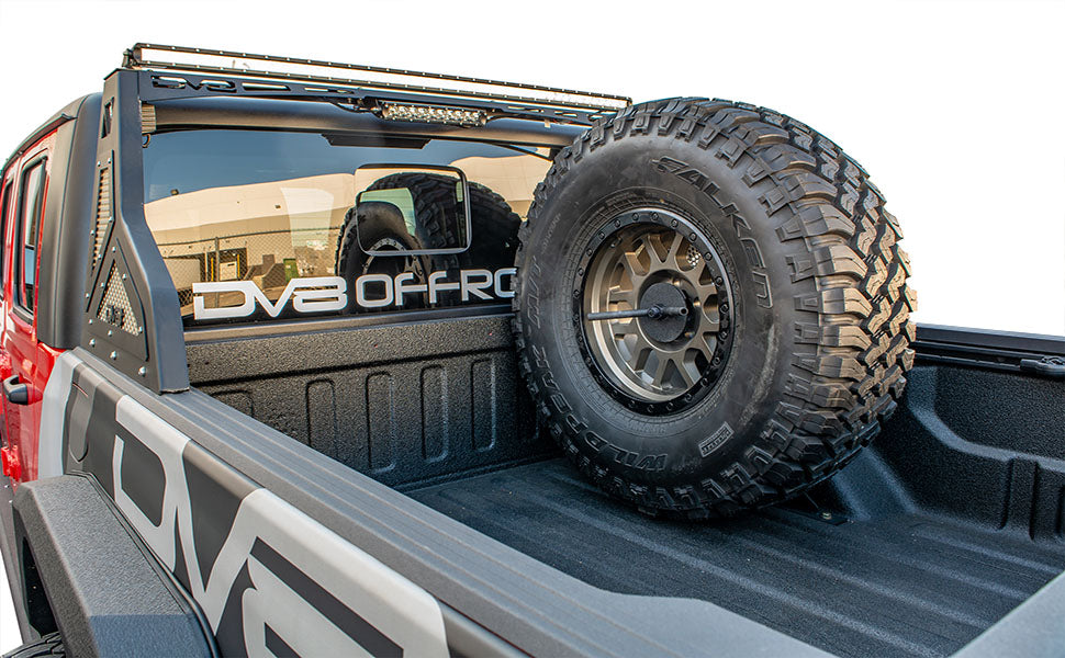 DV8 Offroad TCGL-02 Stand Up Spare Tire Mount for Select Jeep Gladiator