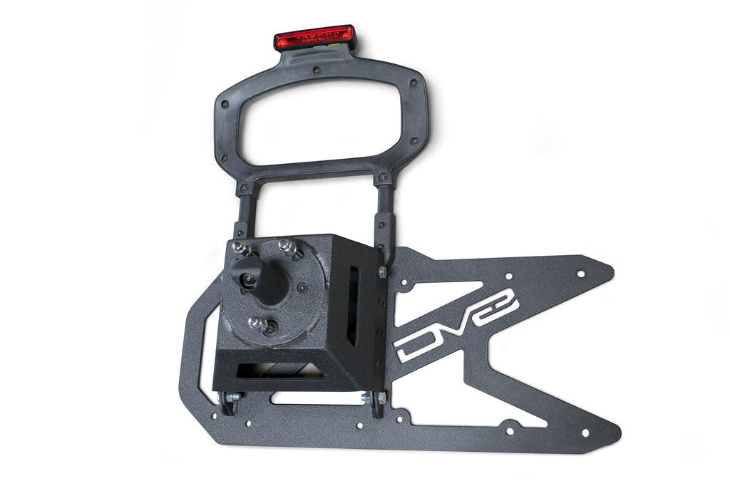 DV8 Offroad TCJL-01 Tailgate Mounted Tire Carrier for Select Jeep Wrangler