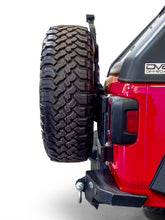 Load image into Gallery viewer, DV8 Offroad TCJL-03 Hinge Mounted Tire Carrier for Select Jeep Wrangler