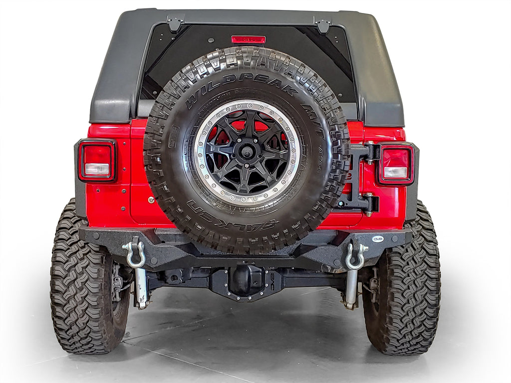 DV8 Offroad TCJL-03 Hinge Mounted Tire Carrier for Select Jeep Wrangler