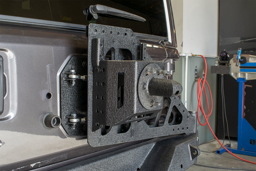 DV8 Offroad TCJL-06 Tire Carrier Add-On for Select Jeep Wrangler