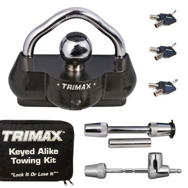 Trimax TCP100 All Keyed Alike Combo Pack Set Includes UMAX100,TC123,TS32 & Carrying Case