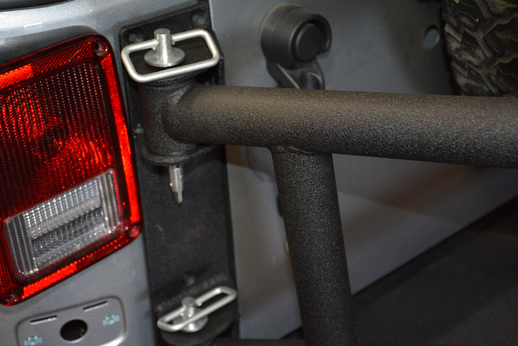 DV8 Offroad TCSTTB-01 Body Mount Tire Carrier; Tc1 for Select Jeep Wrangler, Jeep Wrangler JK