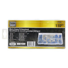 Load image into Gallery viewer, Tool Valley 77335 Metric Grease Fit Assort-110pc Pro Tool - Black Table