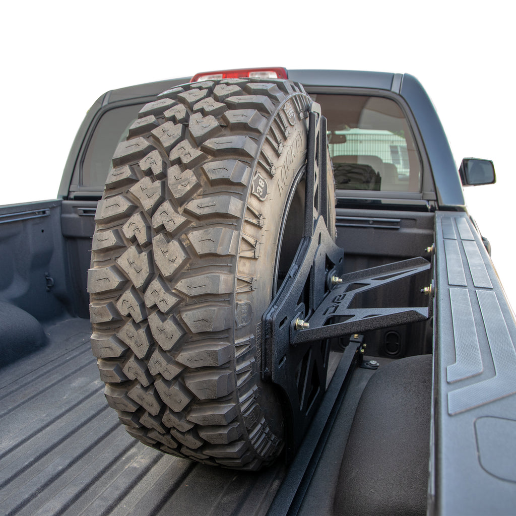 DV8 Offroad TCTT2-01 Stand Up Spare Tire Mount for Select Toyota Tundra