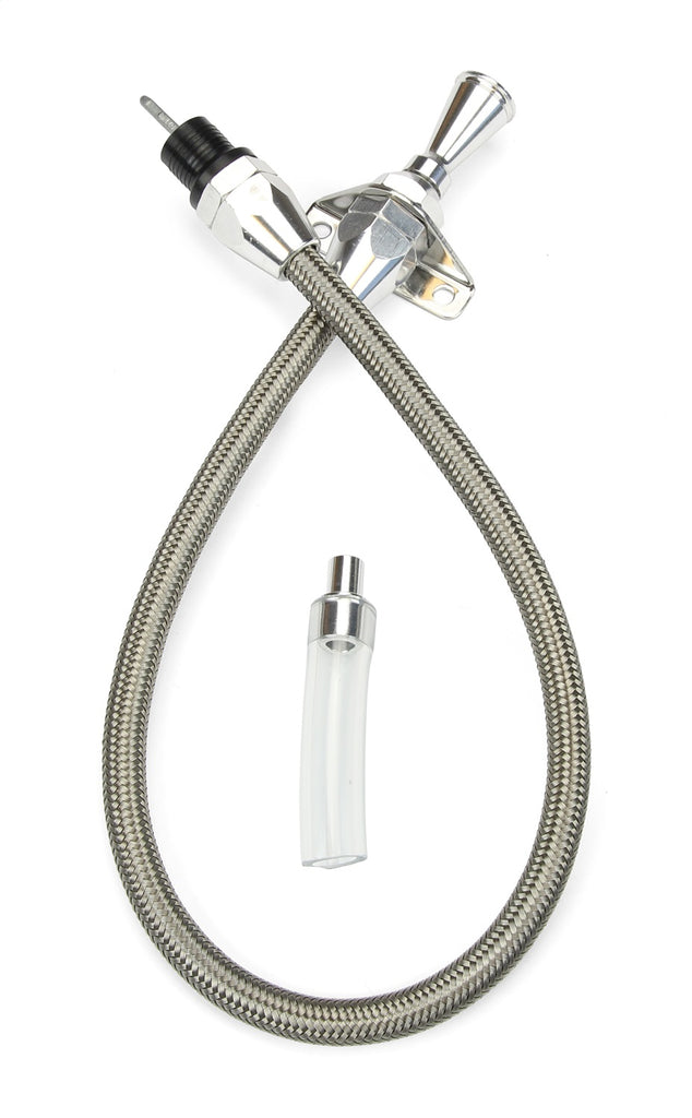 Lokar TD-30C4FM Hi-Tech Flexible Braided Transmission Dipstick for Select Ford Bronco, Ford Club Wagon, Ford Courier, Ford Custom, Ford Custom 500, Ford E-100 Econoline, Ford E-100 Econoline Club Wagon, Ford E-150 Econoline, Ford E-150 Econoline Club