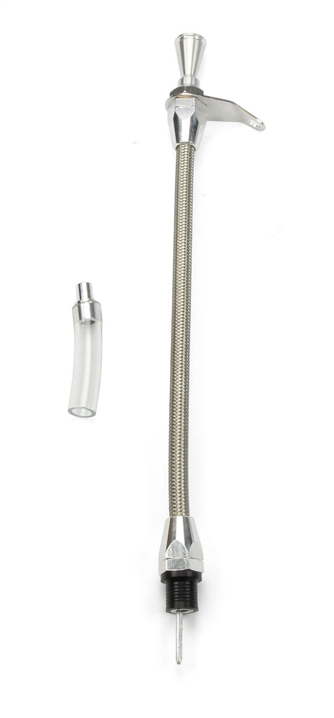 Lokar TD-30C4TM Hi-Tech Flexible Braided Transmission Dipstick for Select Ford Bronco, Ford Club Wagon, Ford Courier, Ford Custom, Ford Custom 500, Ford E-100 Econoline, Ford E-100 Econoline Club Wagon, Ford E-150 Econoline, Ford E-150 Econoline Club