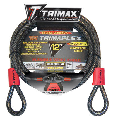 Trimax TDL1212 2' X12mm TRIMAFLEX Dual Loop Multi-Use Cable