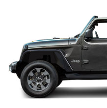 Load image into Gallery viewer, Black Horse Off Road TFFJ-FS Full Set Tubular Fender Flares &amp; Inner Fender Flares Liners - Front &amp; Rear for Select Jeep Wrangler