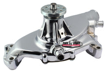 Load image into Gallery viewer, TUFF-STUFF 1496NA BBC Short Water Pump Aluminum Smooth Chrome
