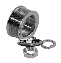 Load image into Gallery viewer, TUFF-STUFF 7610A Alternator Chrome Pulley 6 Groove