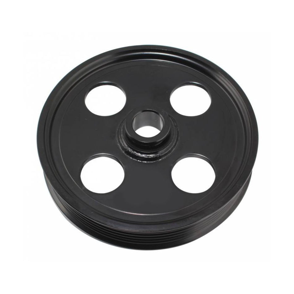 TUFF-STUFF 8489B Type II Power Steering Pulley 6 Groove Black