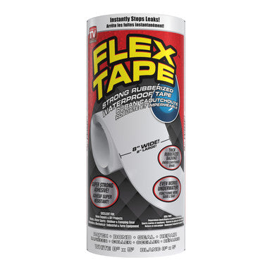 Flex Seal TFSWHTC0805 Flex Tape White 8" x 5'