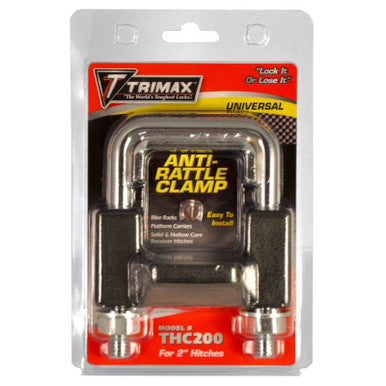 Trimax THC200 Universal Hollow & Solid Core Anti-Rattle Clamp For 2 Hitch