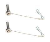 Ti22 PERFORMANCE 6116 Aero Wing Tree Pin Kit 1/4x5/8 Pair Titanium