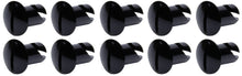 Load image into Gallery viewer, Ti22 PERFORMANCE 8102 Oval Head Dzus Buttons .500 Long 10 Pack Black