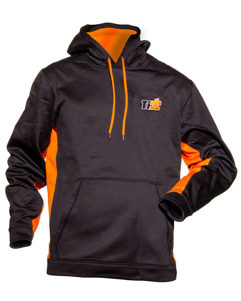 Ti22 PERFORMANCE 9210XXL Sport-Tek Black Orange Ti22 Hoodie XX-Large