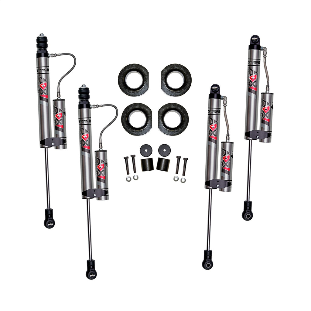 Skyjacker TJ20-X 2 in. Suspension Lift Kit With ADX 2.0 Remote Reservoir Monotube Shocks. for Select Jeep TJ, Jeep Wrangler