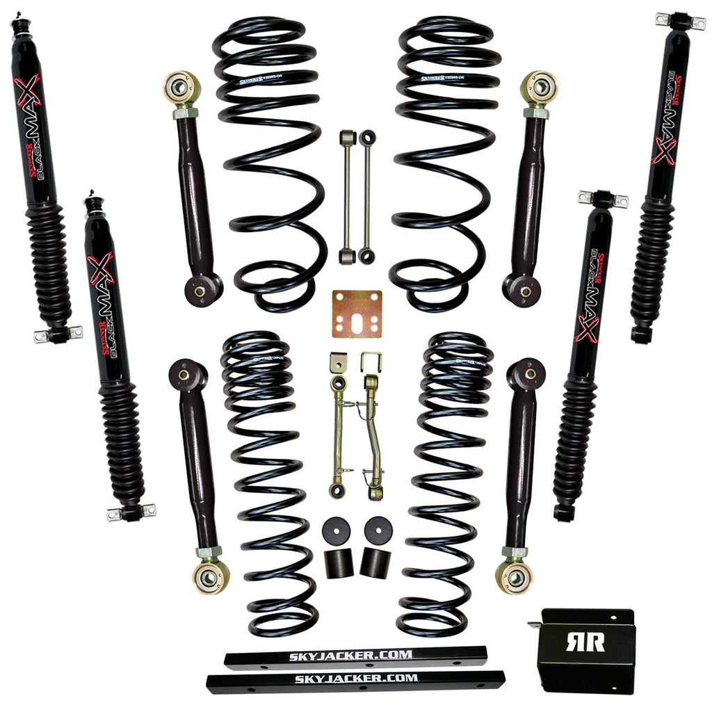 Skyjacker TJ251K-SVX-B Suspension Lift Kit w/Shocks for Select Jeep TJ, Jeep Wrangler