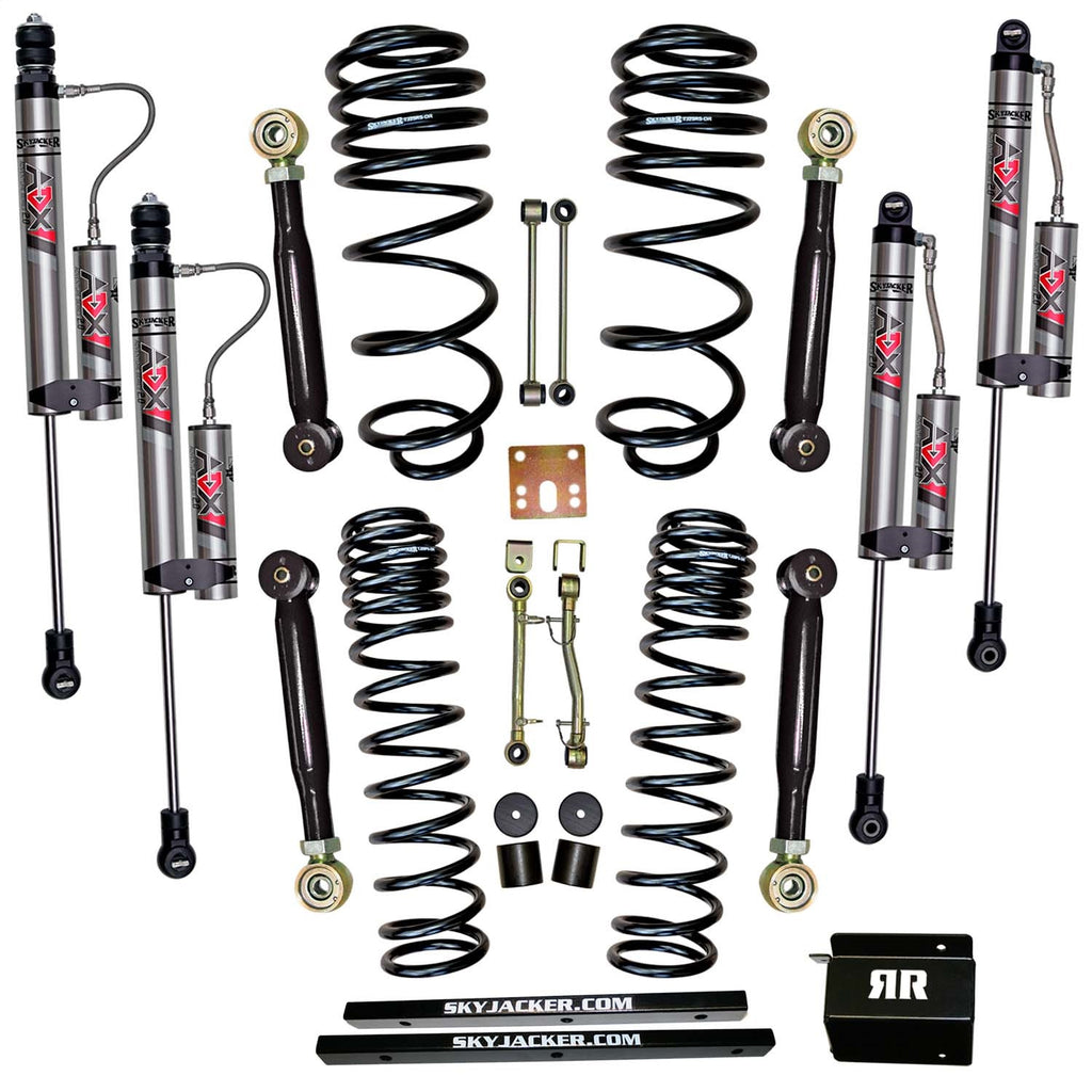 Skyjacker TJ251K-SVX-X 2.5 in. Suspension Lift System With ADX 2.0 Remote Reservoir Monotube Shocks. for Select Jeep TJ, Jeep Wrangler