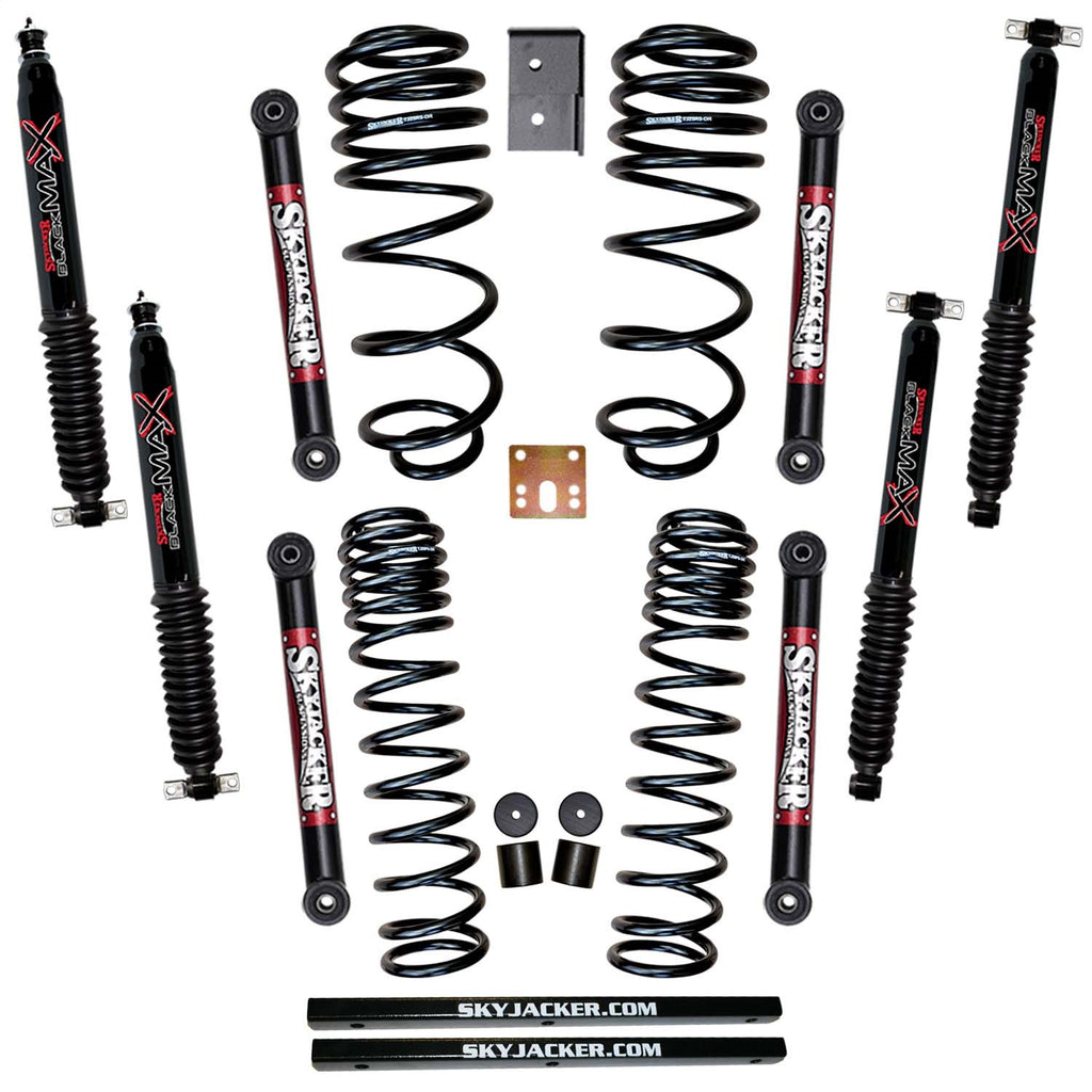 Skyjacker TJ253K-B Suspension Lift Kit w/Shocks for Select Jeep TJ, Jeep Wrangler