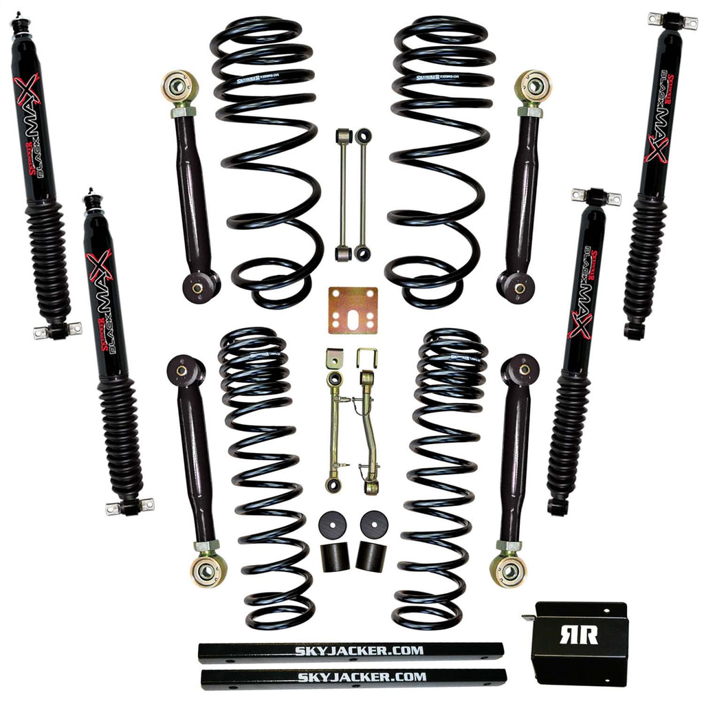 Skyjacker TJ253K-SVX-B Suspension Lift Kit w/Shocks for Select Jeep TJ, Jeep Wrangler