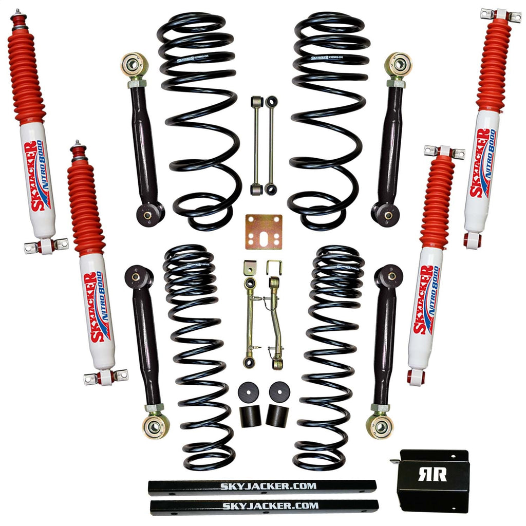 Skyjacker TJ253K-SVX-N 2.5IN. KIT; 2003 TJ; VALUE FLEX for Select Jeep TJ, Jeep Wrangler
