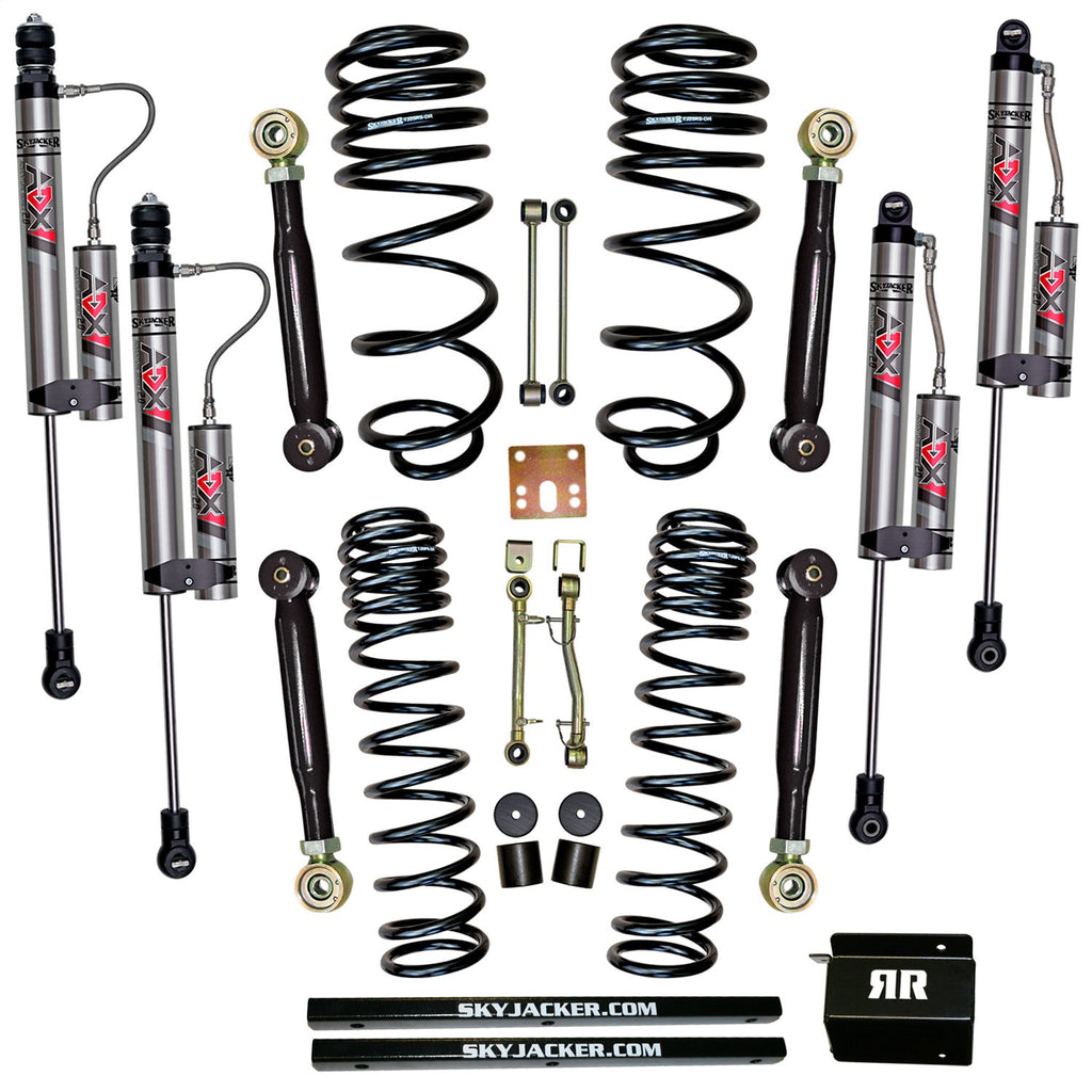 Skyjacker TJ253K-SVX-X 2.5 in. Suspension Lift System With ADX 2.0 Remote Reservoir Monotube Shocks. for Select Jeep TJ, Jeep Wrangler