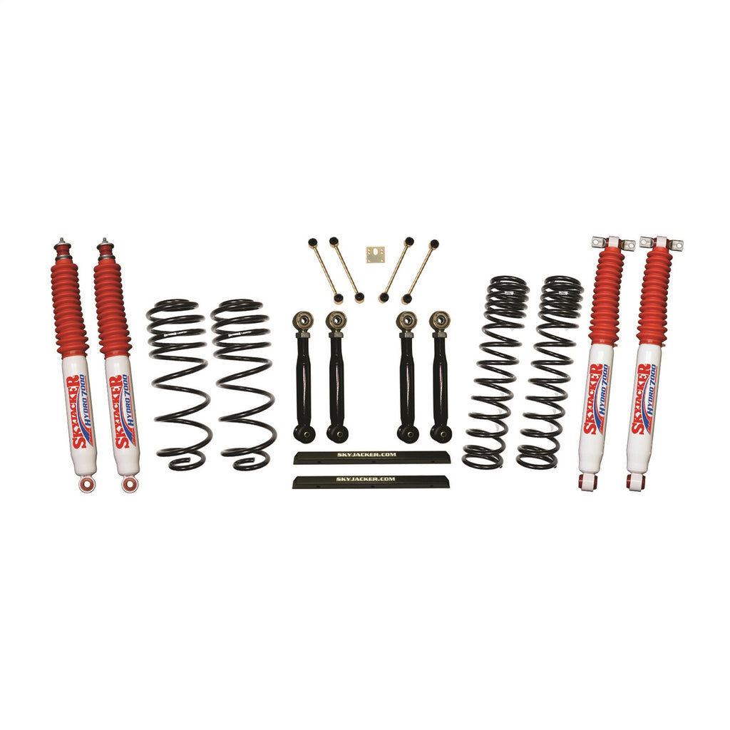 Skyjacker TJ401BPHLTX Long Travel Series Suspension Lift Kit w/Shocks for Select Jeep TJ, Jeep Wrangler
