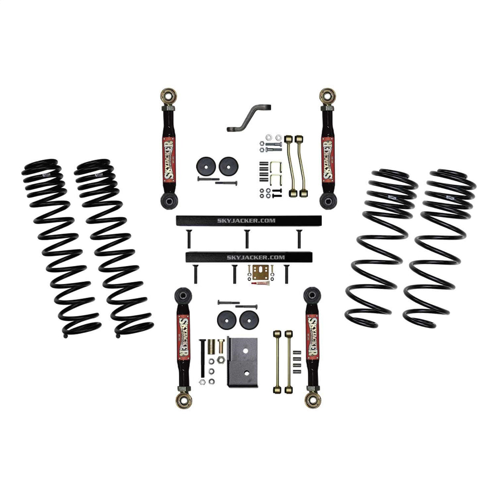 Skyjacker TJ403BLTX 4 in. Component Box With Dual Rate Long Travel Coil Springs. for Select Jeep TJ, Jeep Wrangler