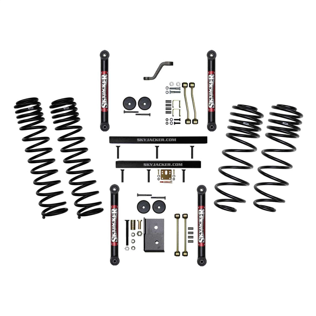 Skyjacker TJ403BLT 4 in. Component Box With Dual Rate Long Travel Coil Springs. for Select Jeep TJ, Jeep Wrangler