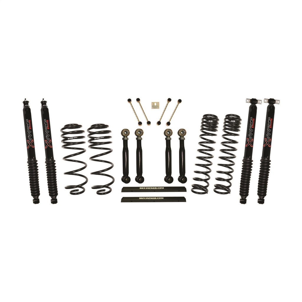 Skyjacker TJ403BPBLTX Long Travel Series Suspension Lift Kit w/Shocks for Select Jeep TJ, Jeep Wrangler